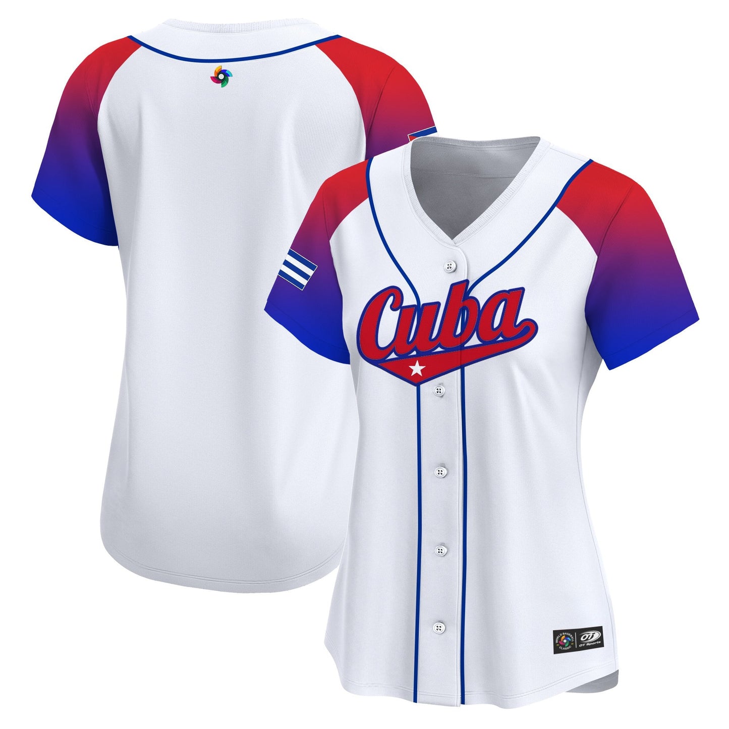Women's Team Cuba World Baseball Classic Vapor Premier Jersey - 2026 Roster - All Stitched