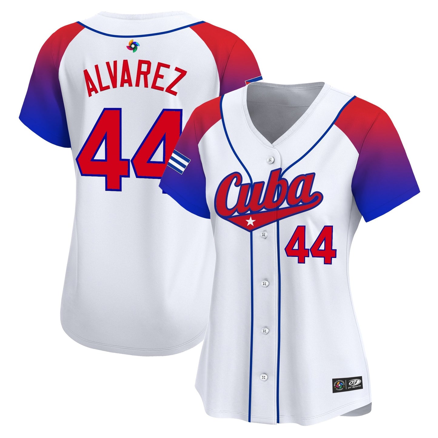 Women's Team Cuba World Baseball Classic Vapor Premier Jersey - 2026 Roster - All Stitched