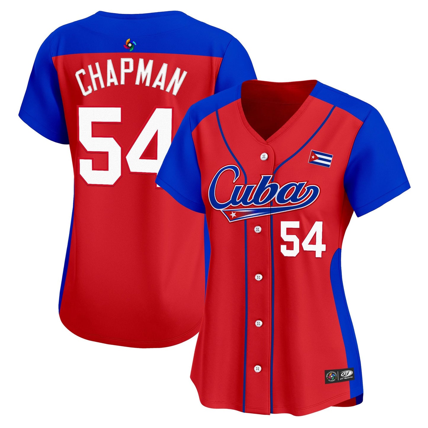 Women's Team Cuba World Baseball Classic Vapor Premier Jersey - 2026 Roster - All Stitched