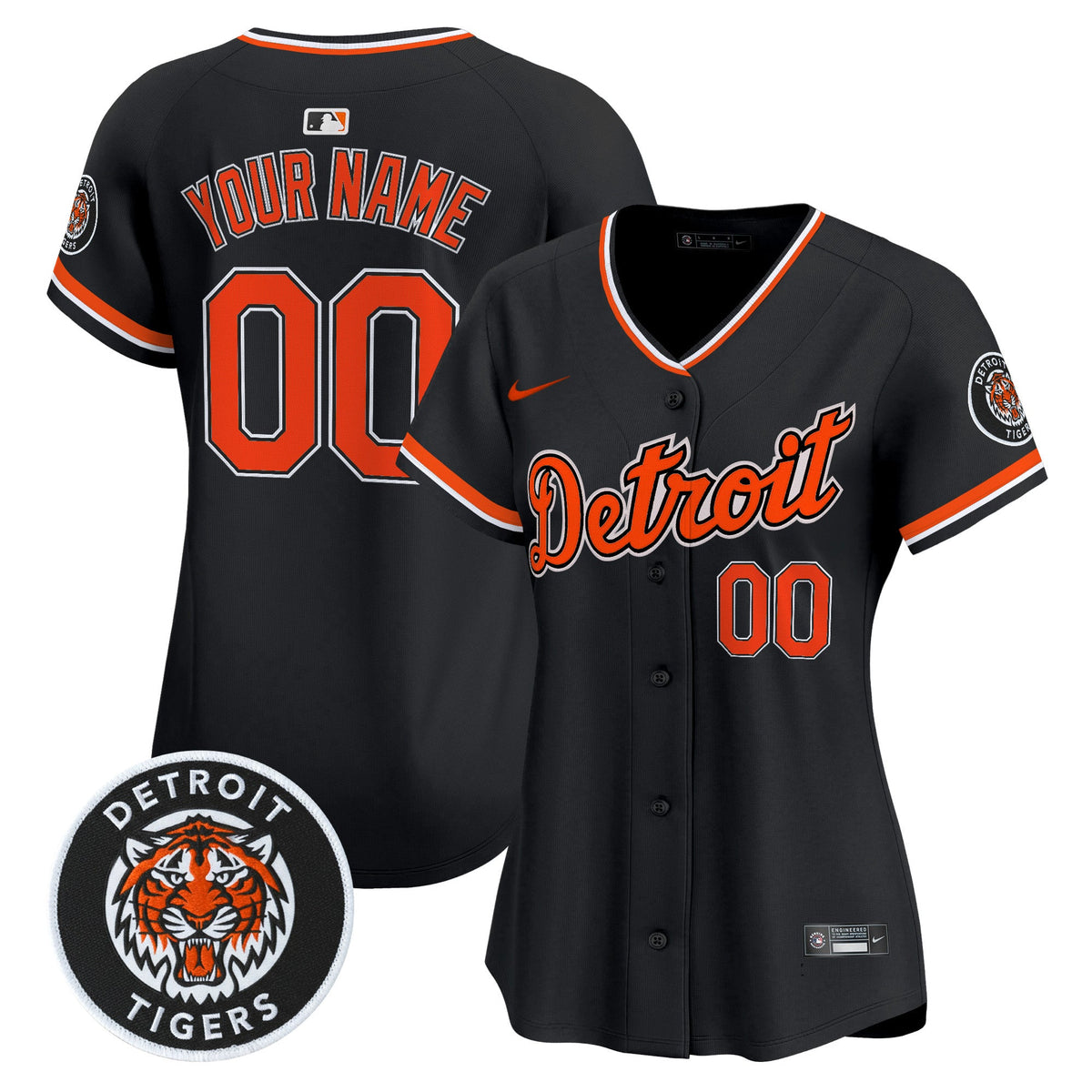 Detroit Tigers 2026 Alternate Vapor Premier Limited Custom Jersey - All Stitched