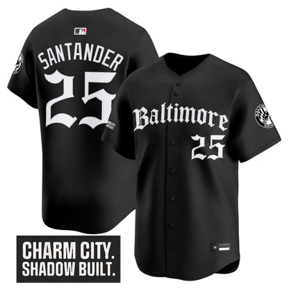 Men's Baltimore Orioles 'Gothic Harbor Edition' Vapor Premier Limited Jersey - All Stitched