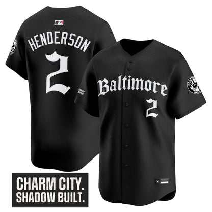 Men's Baltimore Orioles 'Gothic Harbor Edition' Vapor Premier Limited Jersey - All Stitched