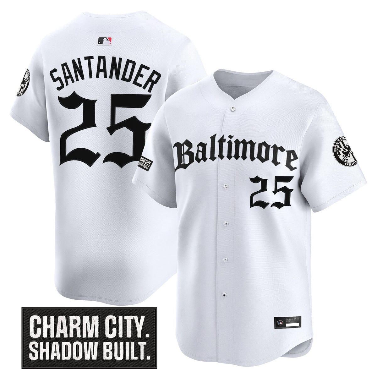 Men's Baltimore Orioles 'Gothic Harbor Edition' Vapor Premier Limited Jersey - All Stitched