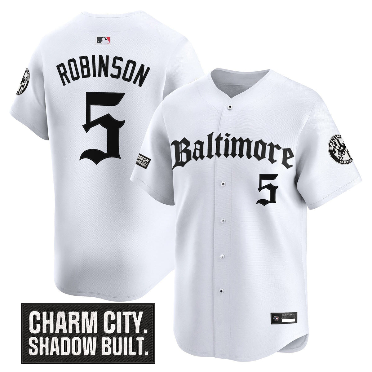 Men's Baltimore Orioles 'Gothic Harbor Edition' Vapor Premier Limited Jersey - All Stitched