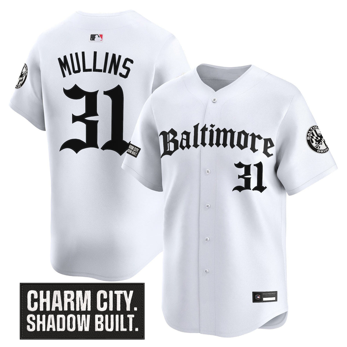 Men's Baltimore Orioles 'Gothic Harbor Edition' Vapor Premier Limited Jersey - All Stitched