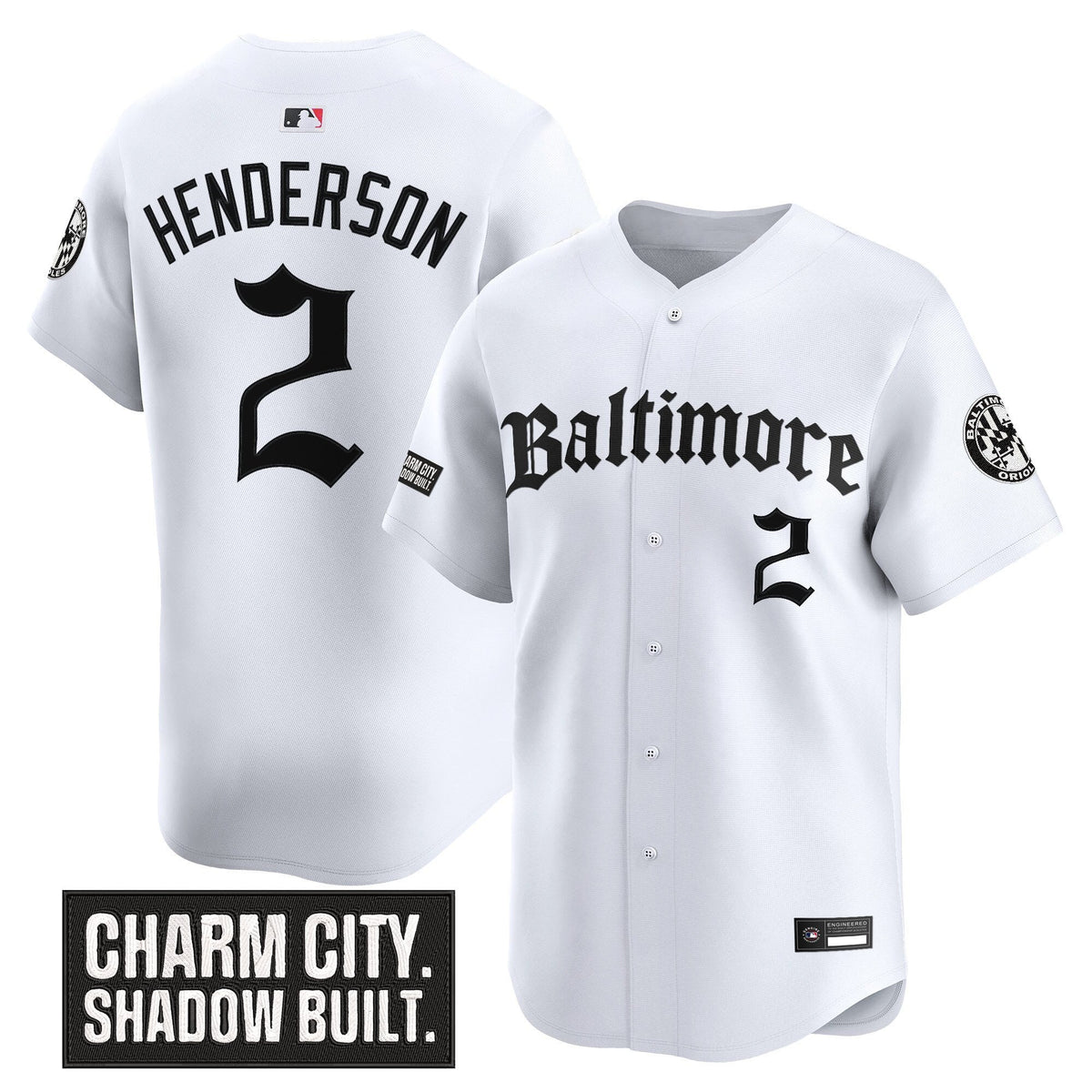Men's Baltimore Orioles 'Gothic Harbor Edition' Vapor Premier Limited Jersey - All Stitched