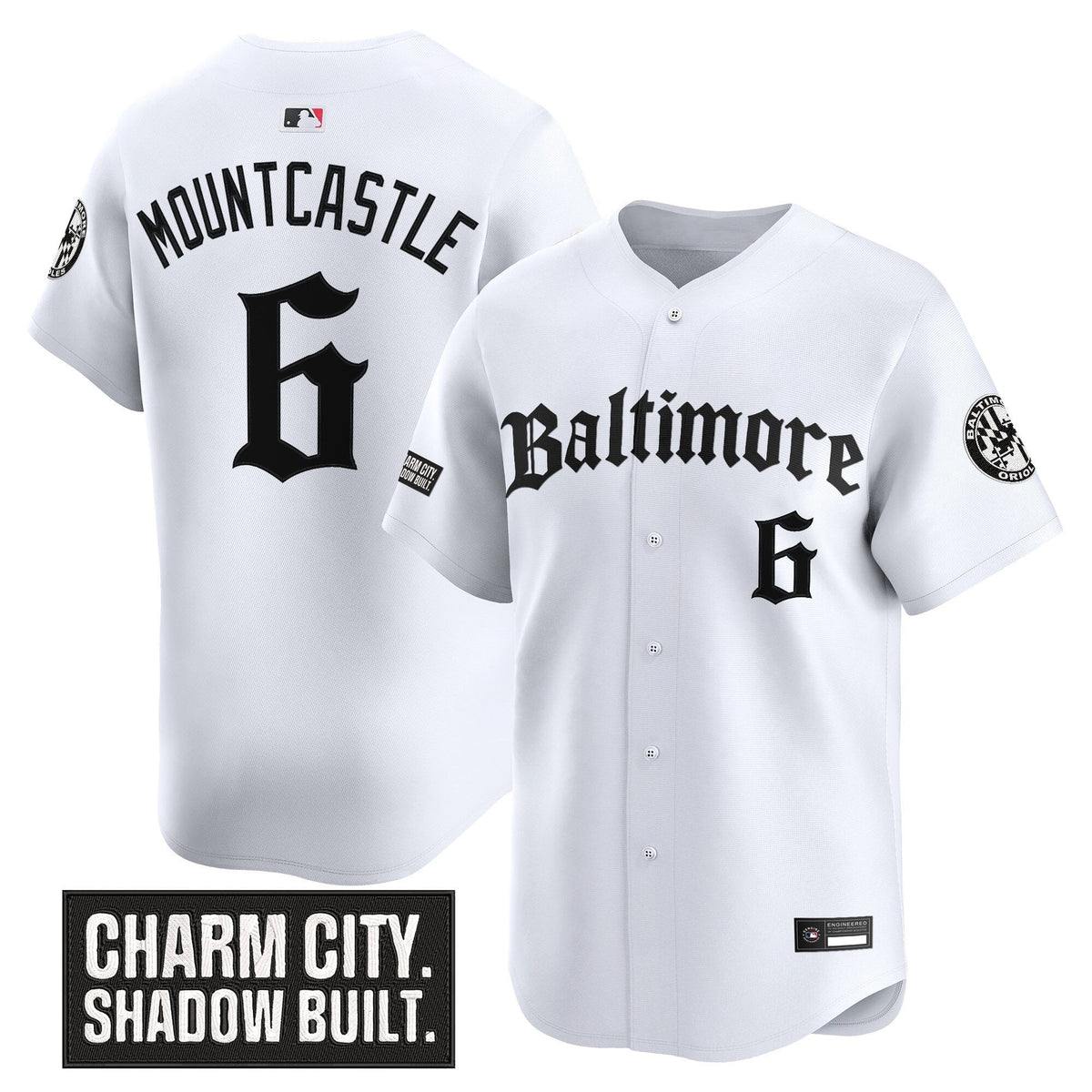 Men's Baltimore Orioles 'Gothic Harbor Edition' Vapor Premier Limited Jersey - All Stitched
