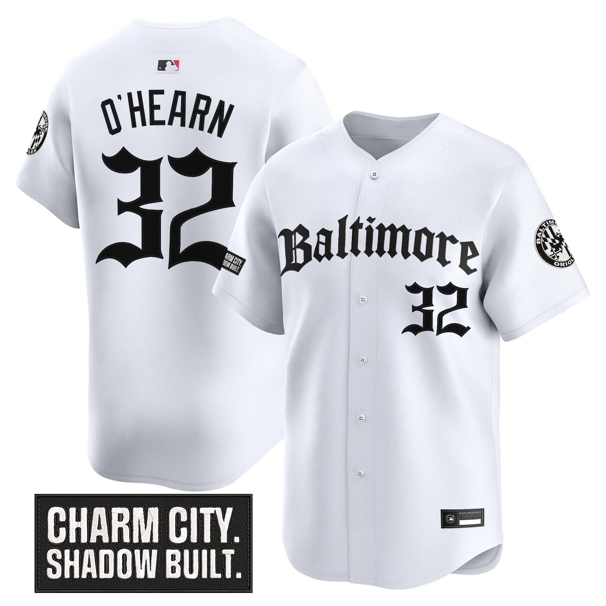 Men's Baltimore Orioles 'Gothic Harbor Edition' Vapor Premier Limited Jersey - All Stitched