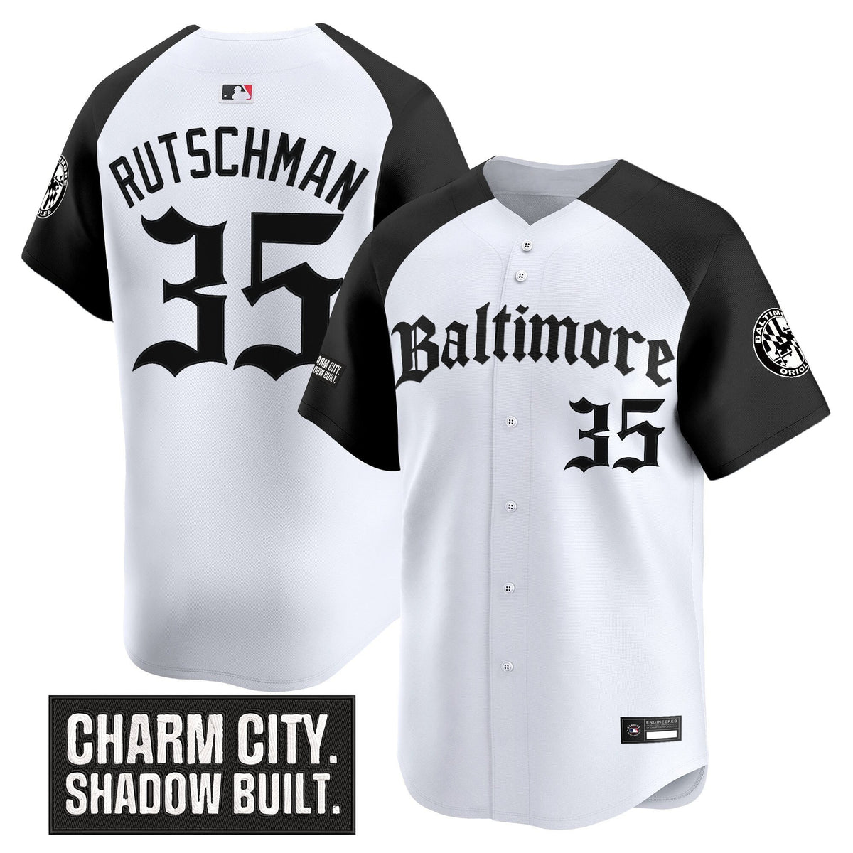 Men's Baltimore Orioles 'Gothic Harbor Edition' Vapor Premier Limited Jersey - All Stitched