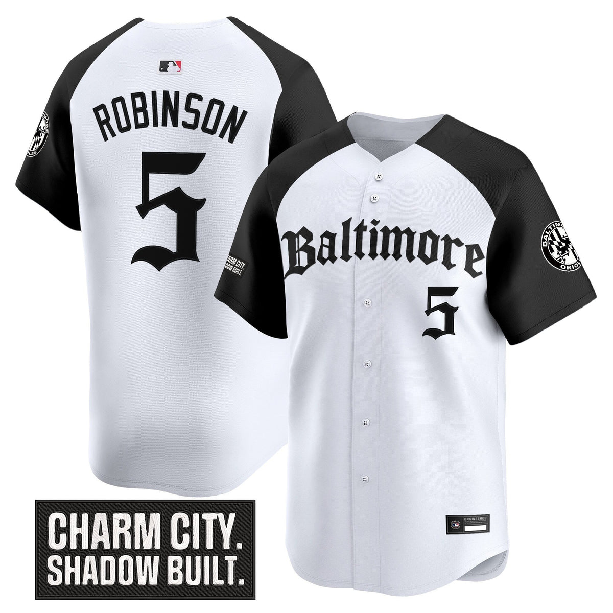 Men's Baltimore Orioles 'Gothic Harbor Edition' Vapor Premier Limited Jersey - All Stitched