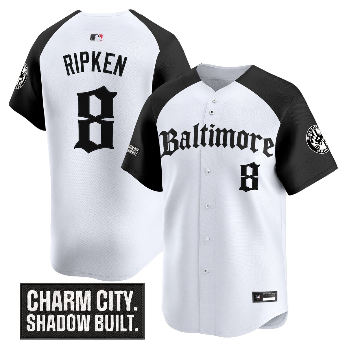 Men's Baltimore Orioles 'Gothic Harbor Edition' Vapor Premier Limited Jersey - All Stitched