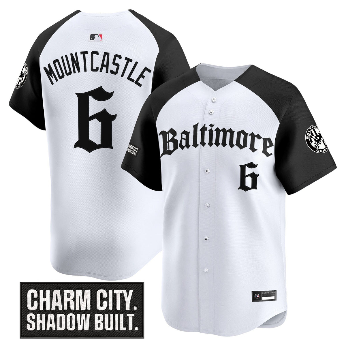 Men's Baltimore Orioles 'Gothic Harbor Edition' Vapor Premier Limited Jersey - All Stitched