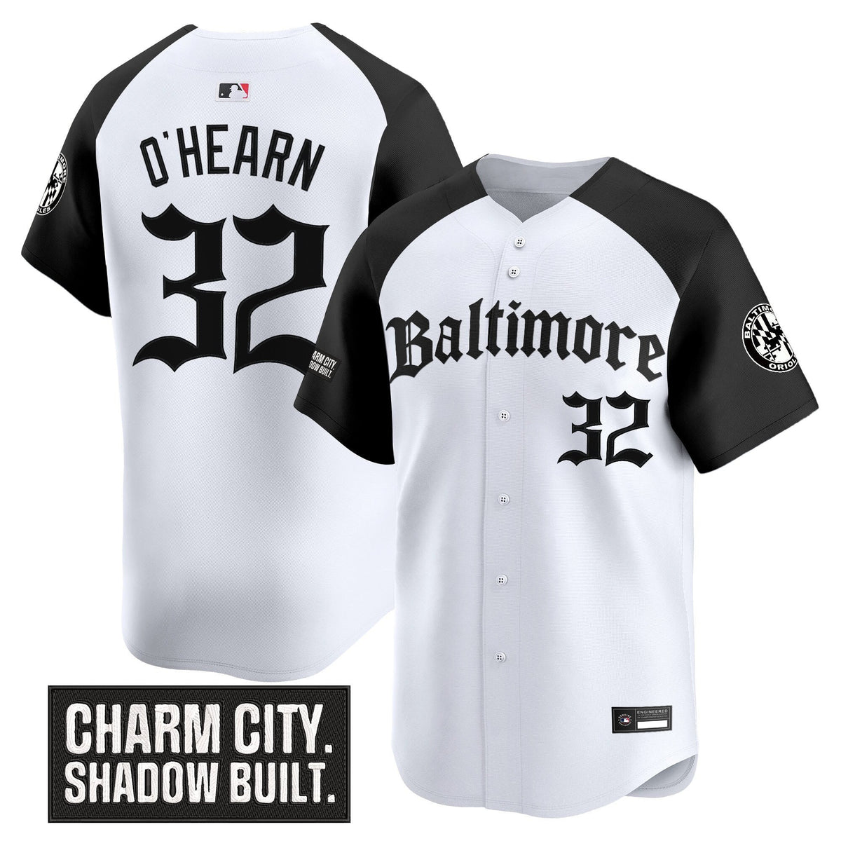 Men's Baltimore Orioles 'Gothic Harbor Edition' Vapor Premier Limited Jersey - All Stitched