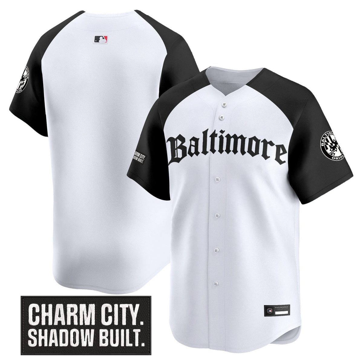 Men's Baltimore Orioles 'Gothic Harbor Edition' Vapor Premier Limited Jersey - All Stitched