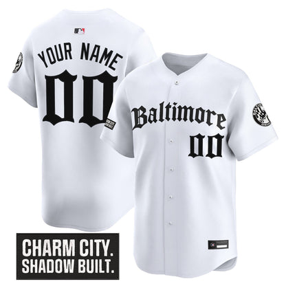 Baltimore Orioles 'Gothic Harbor Edition' Vapor Premier Limited Custom Jersey - All Stitched