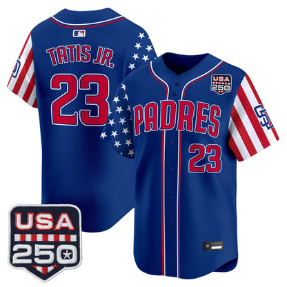 Men's San Diego Padres "America250 Edition" Vapor Premier Limited Jersey - All Stitched