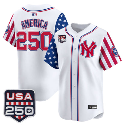 Men's Yankees "America250 Edition" Vapor Premier Limited Jersey - All Stitched