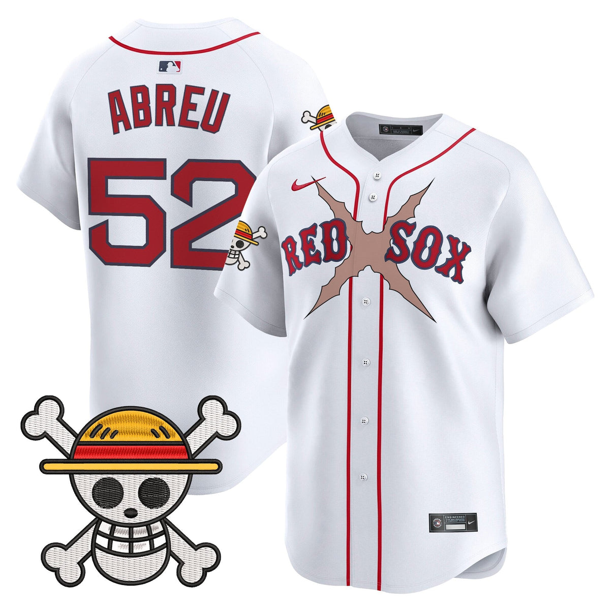 Men's Boston Red Sox x One Piece Vapor Premier Limited Jersey - Stitched