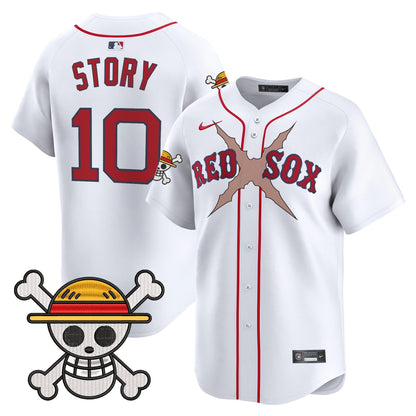 Men's Boston Red Sox x One Piece Vapor Premier Limited Jersey - Stitched