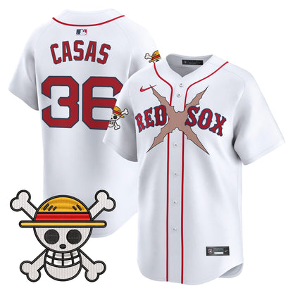 Men's Boston Red Sox x One Piece Vapor Premier Limited Jersey - Stitched