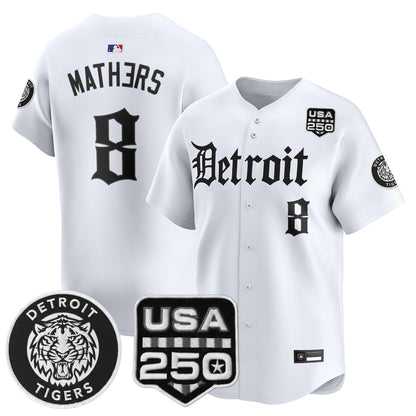 Men's Detroit Tigers ‘Gothic Edition’ Vapor Premier Limited Jersey - All Stitched