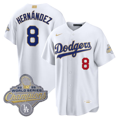 Men's Los Angeles Dodgers "Gold Collection" Premier Limited Jersey - All Stitched