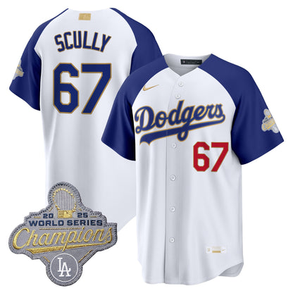 Men's Los Angeles Dodgers "Gold Collection" Premier Limited Jersey - All Stitched