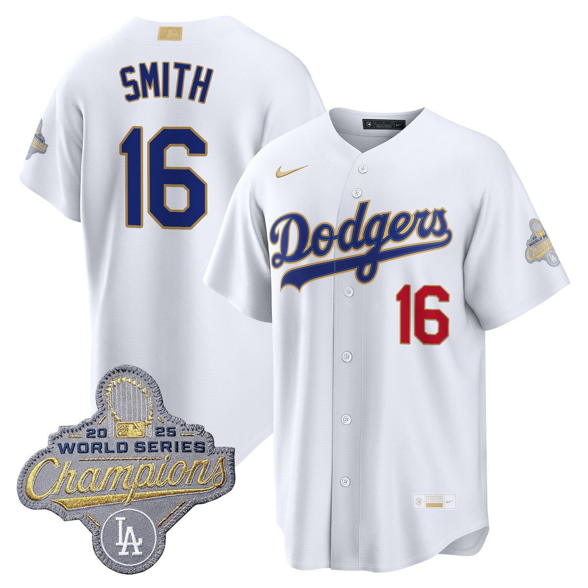 Men's Los Angeles Dodgers "Gold Collection" Premier Limited Jersey - All Stitched