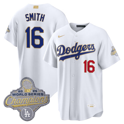 Men's Los Angeles Dodgers "Gold Collection" Premier Limited Jersey - All Stitched