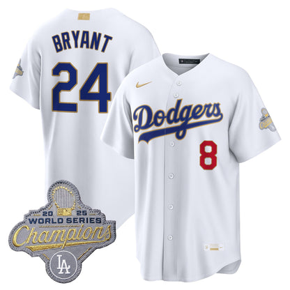 Men's Los Angeles Dodgers "Gold Collection" Premier Limited Jersey - All Stitched