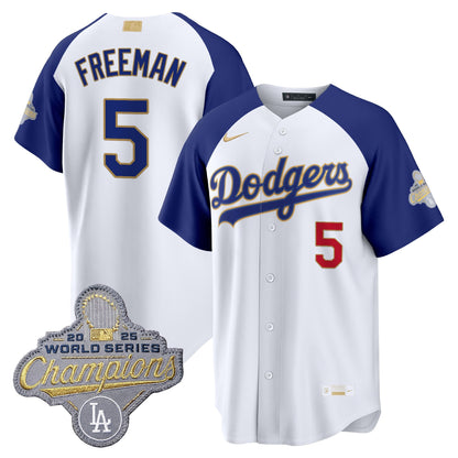Men's Los Angeles Dodgers "Gold Collection" Premier Limited Jersey - All Stitched