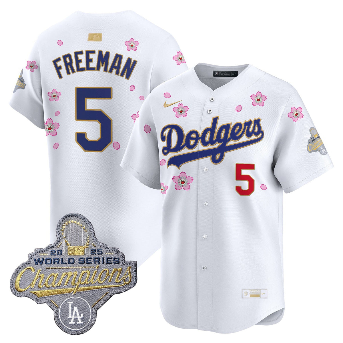 Men's Los Angeles Dodgers "Tokyo Series x Gold Collection" Vapor Premier Limited Jersey - All Stitched
