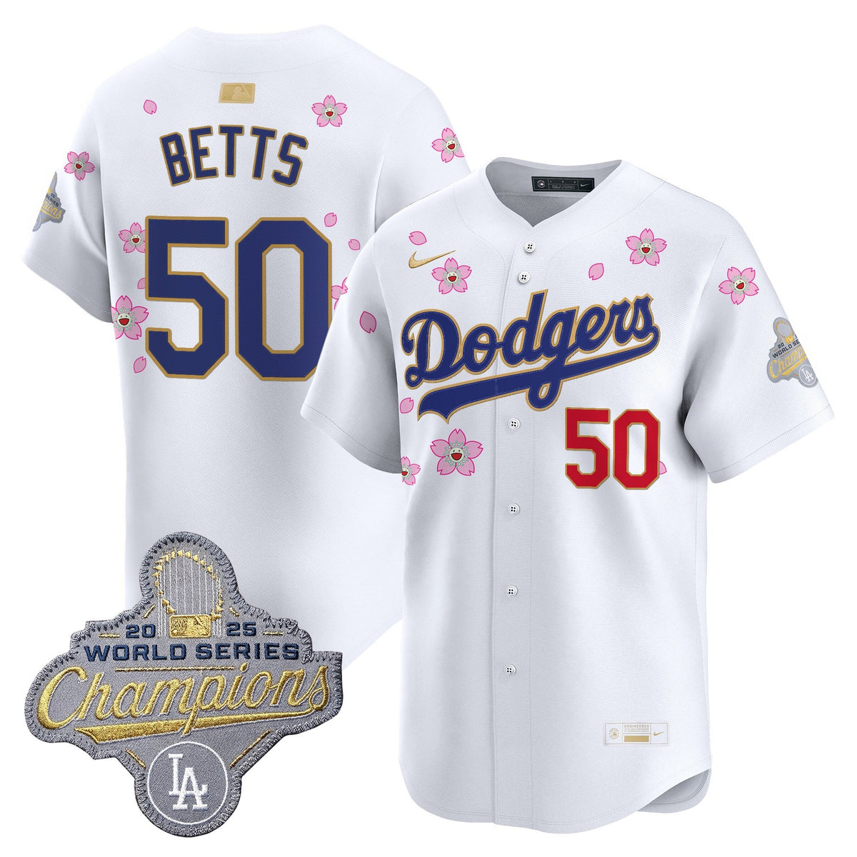 Men's Los Angeles Dodgers "Tokyo Series x Gold Collection" Vapor Premier Limited Jersey - All Stitched