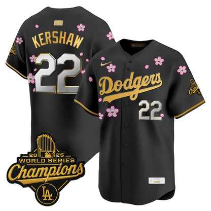 Men's Los Angeles Dodgers "Tokyo Series x Gold Collection" Vapor Premier Limited Jersey - All Stitched