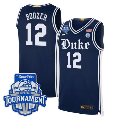 Men's Duke Blue Devils 2026 ACC Conference Tournament Champions Basketball Jersey - All Stitched