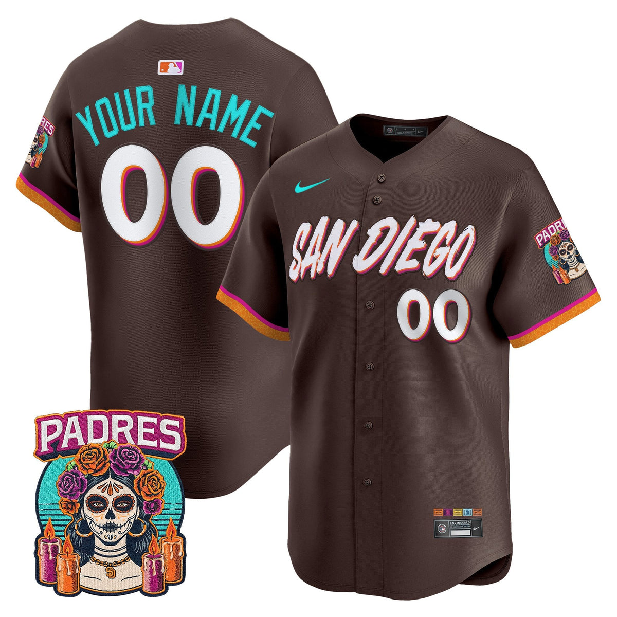 San Diego Padres 2026 City Connect Vapor Premier Limited Custom Jersey - All Stitched