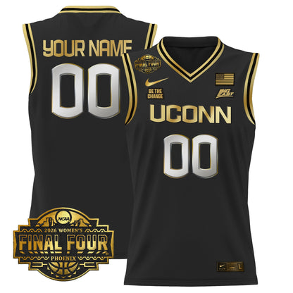 UConn Huskies 2026 Women's Tournament Final Four Custom Basketball Jersey - All Stitched