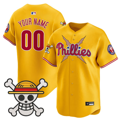 Philadelphia Phillies x OP Vapor Premier Limited Custom Jersey - Stitched