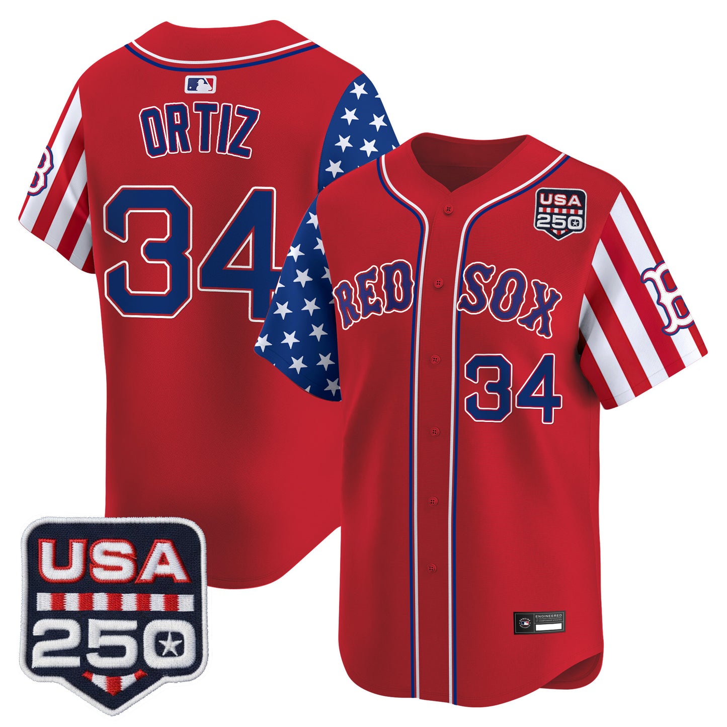 Boston Red Sox "America 250 Edition" Vapor Premier Limited Jersey - All Stitched