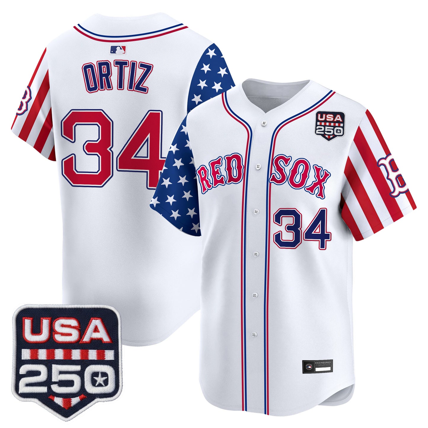 Boston Red Sox "America 250 Edition" Vapor Premier Limited Jersey - All Stitched