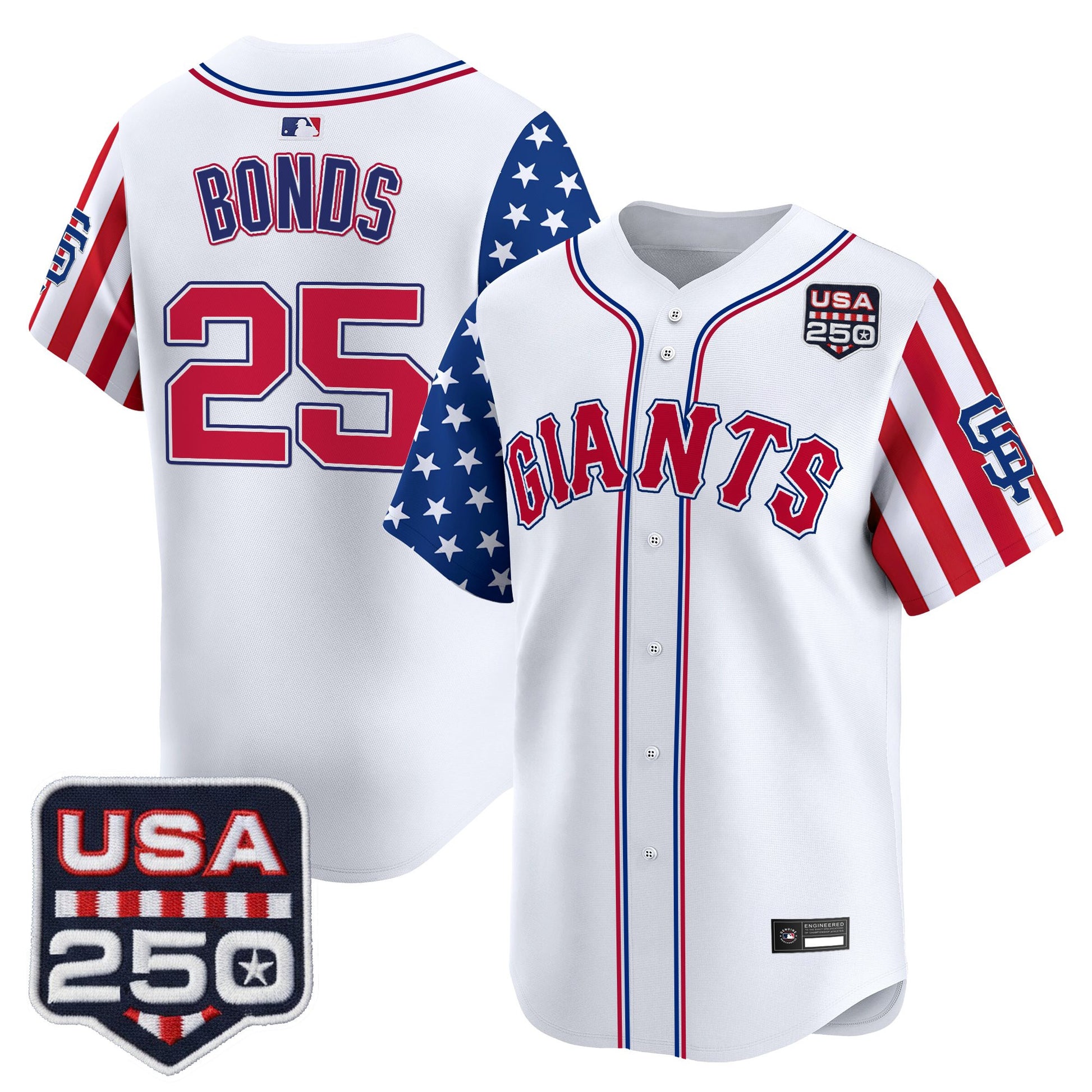 San Francisco Giants "America 250 Edition" Vapor Premier Limited Jersey - All Stitched