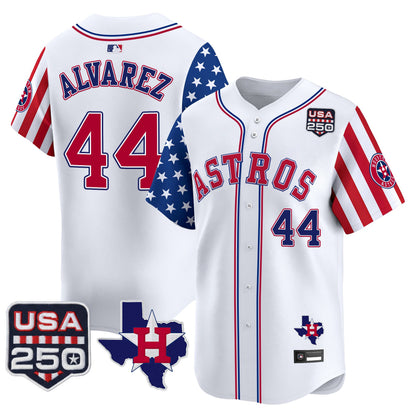 Houston Astros "America 250 Edition" Vapor Premier Limited Jersey - All Stitched
