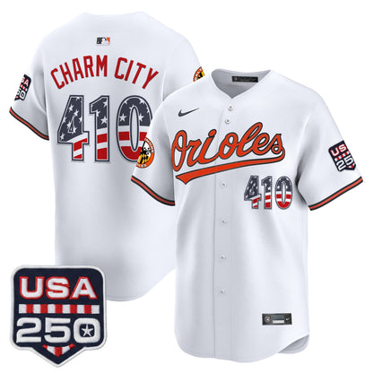 Baltimore Orioles USA 250 Fourth of July Vapor Premier Limited Jersey - All Stitched