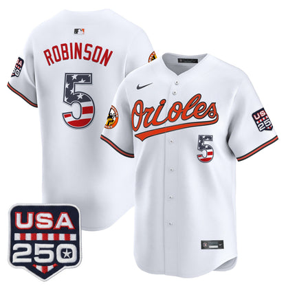 Baltimore Orioles USA 250 Fourth of July Vapor Premier Limited Jersey - All Stitched
