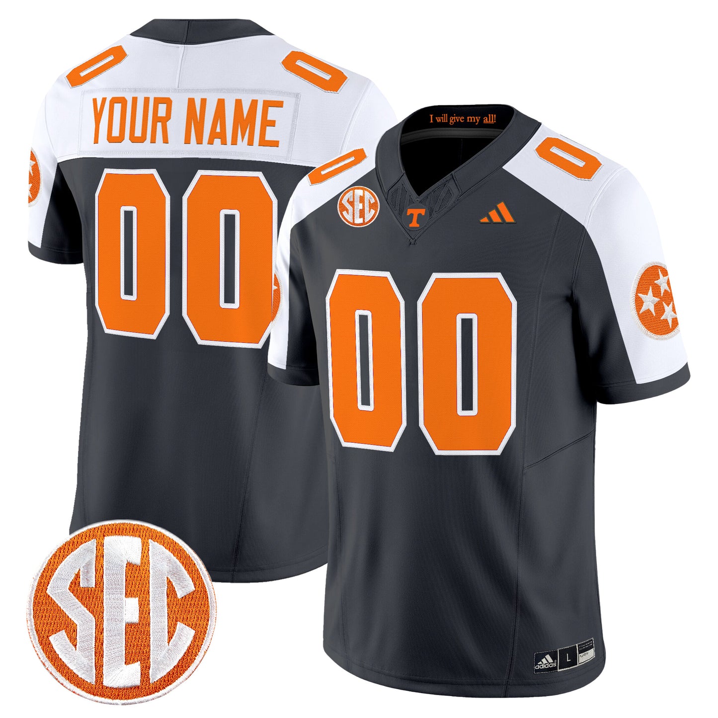Tennessee Volunteers 2026 Vapor Limited Custom Jersey - All Stitched