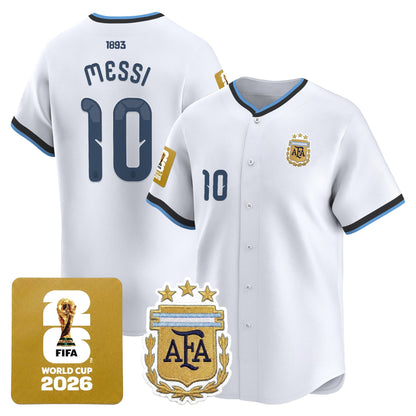  Argentina 2026 Vapor Baseball Jersey - All Stitched