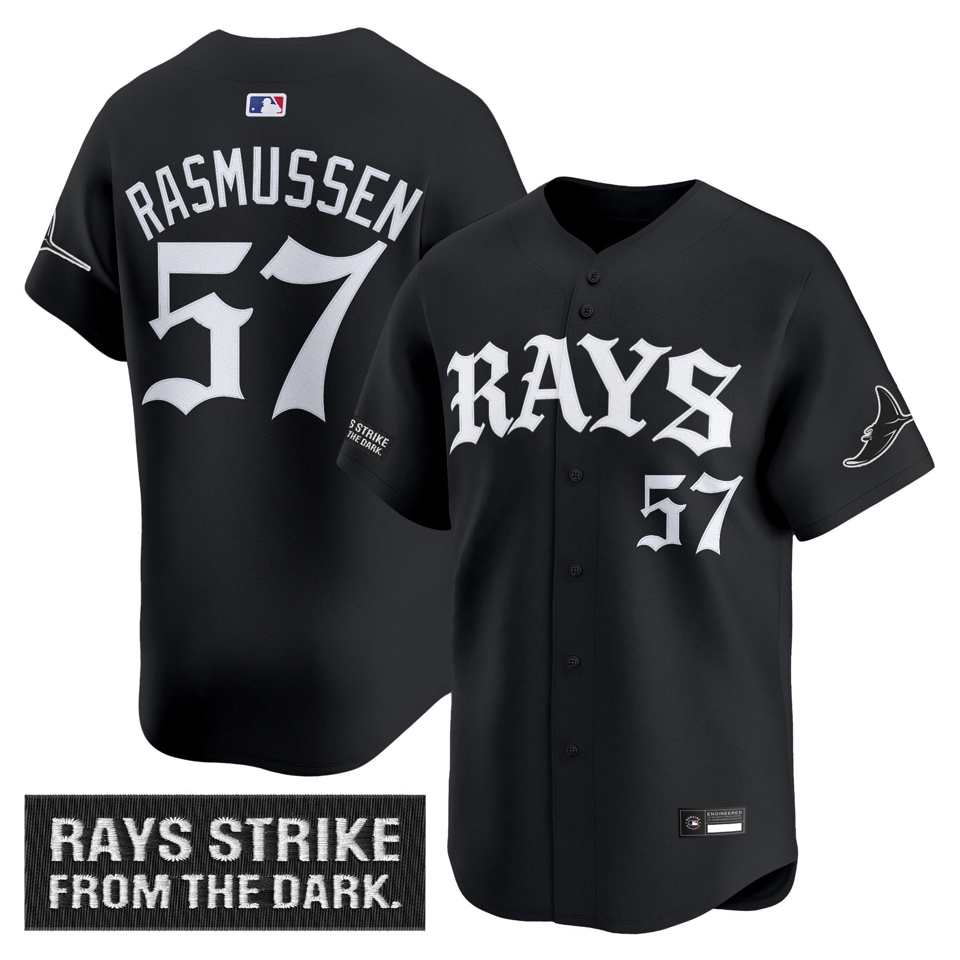 Tampa Bay Rays 'Old English Edition' Vapor Premier Limited Jersey - All Stitched