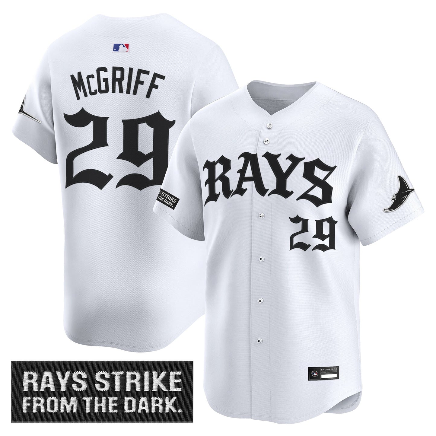 Tampa Bay Rays 'Old English Edition' Vapor Premier Limited Jersey - All Stitched