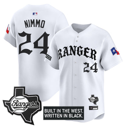  Texas Rangers 'Old English Edition' Vapor Premier Limited Jersey - All Stitched