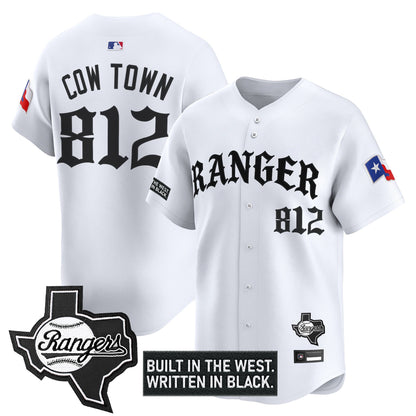  Texas Rangers 'Old English Edition' Vapor Premier Limited Jersey - All Stitched